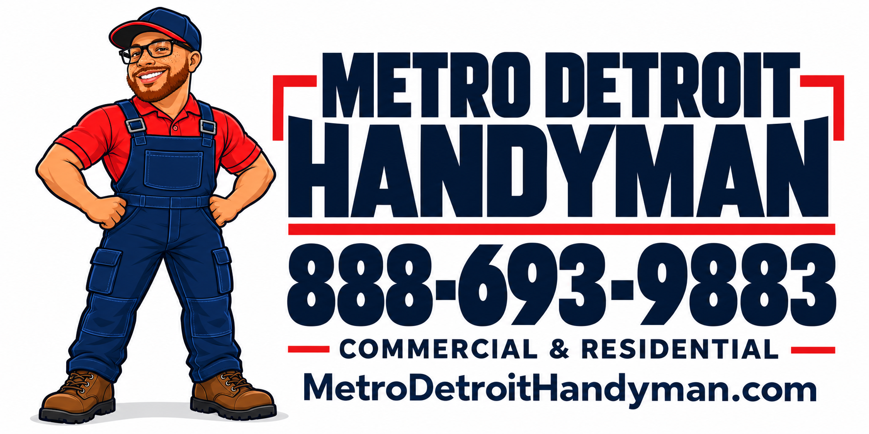 Metro Detroit Handyman — Commercial & Residential — 888-693-9883